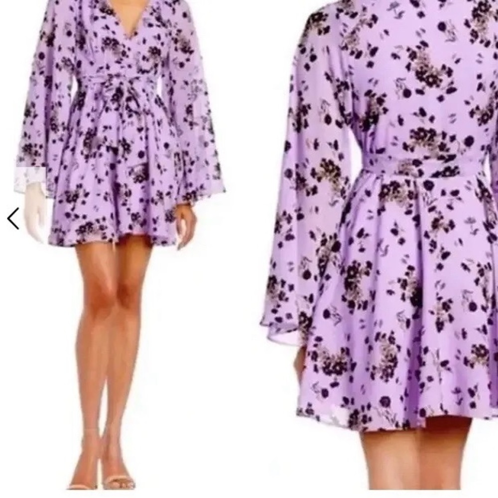 Free People Lilou long Sleeve mini-dress